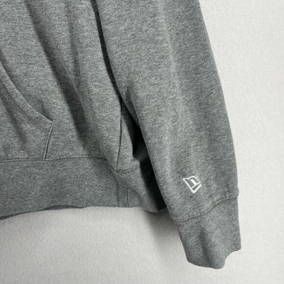 CHICAGO CUBS Hoodie Adult XL NEW ERA Fly the W Flag MLB Fleece Sweatshirt Gray - Picture 10 of 16